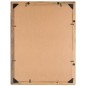 vidaXL Marcos de fotos 2 uds madera maciza reciclada y vidrio 90x70 cm