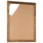 vidaXL Marcos de fotos 2 uds madera maciza reciclada y vidrio 90x70 cm