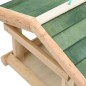 vidaXL Comedero para pájaros madera maciza 35x29,5x21 cm vidaXL Comedero para pájaros madera maciza 35x29,5x21 cm