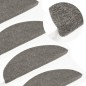 vidaXL Alfombrillas autoadhesivas escalera 10 uds gris 65x22,5x3,5 cm vidaXL Alfombrillas autoadhesivas escalera 10 uds gris 65x22,5x3,5 cm