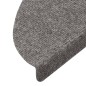 vidaXL Alfombrillas autoadhesivas escalera 10 uds gris 65x22,5x3,5 cm vidaXL Alfombrillas autoadhesivas escalera 10 uds gris 65x22,5x3,5 cm