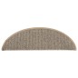 vidaXL Alfombras de peldaños de escalera 15 uds marrón 56x17x3 cm vidaXL Alfombras de peldaños de escalera 15 uds marrón 56x17x3 cm