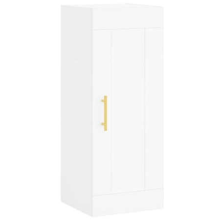 vidaXL Armario de pared madera de ingeniería blanco 34,5x34x90 cm