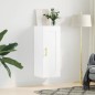 vidaXL Armario de pared madera de ingeniería blanco 34,5x34x90 cm vidaXL Armario de pared madera de ingeniería blanco 34,5x34x90 cm