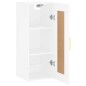 vidaXL Armario de pared madera de ingeniería blanco 34,5x34x90 cm vidaXL Armario de pared madera de ingeniería blanco 34,5x34x90 cm