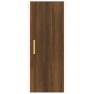 vidaXL Armario de pared madera contrachapada roble marrón 34,5x34x90cm vidaXL Armario de pared madera contrachapada roble marrón 34,5x34x90cm