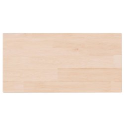vidaXL Tabla de estantería madera maciza roble sin tratar 40x20x1,5 cm
