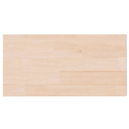 vidaXL Tabla de estantería madera maciza roble sin tratar 40x20x1,5 cm