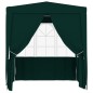 vidaXL Carpa profesional para fiestas con paredes verde 90 g/m² 2x2 m