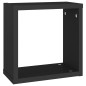 vidaXL Estante cubo pared 4 uds negro 30x15x30 cm vidaXL Estante cubo pared 4 uds negro 30x15x30 cm