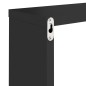 vidaXL Estante cubo pared 4 uds negro 30x15x30 cm vidaXL Estante cubo pared 4 uds negro 30x15x30 cm