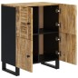 vidaXL Aparador con 4 puertas madera maciza de mango 60x33x75 cm vidaXL Aparador con 4 puertas madera maciza de mango 60x33x75 cm