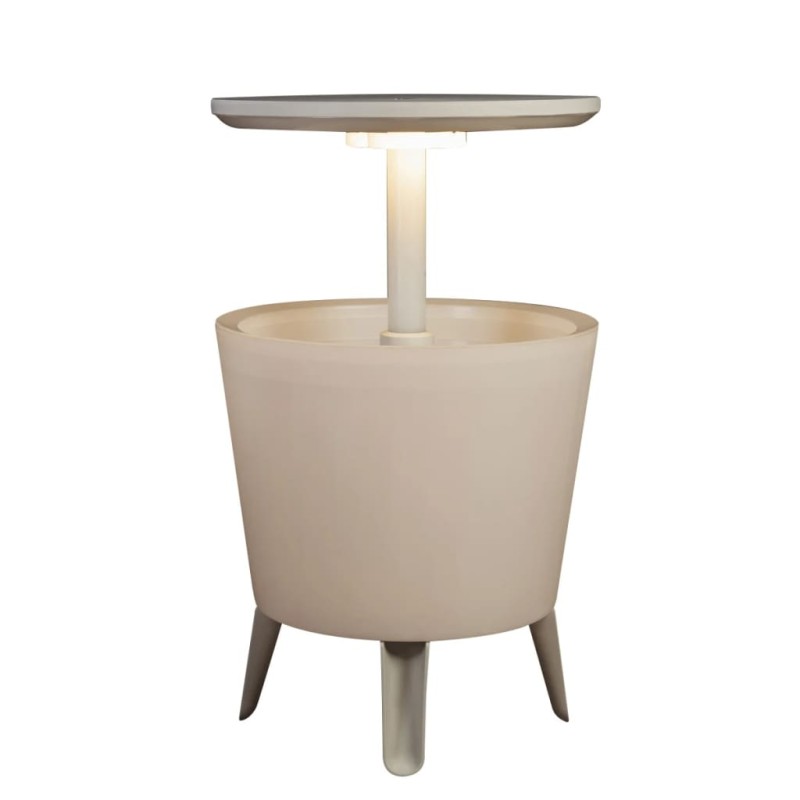 Keter Mesa nevera bar iluminada blanca 232924 Keter Mesa nevera bar iluminada blanca 232924