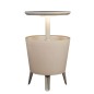 Keter Mesa nevera bar iluminada blanca 232924 Keter Mesa nevera bar iluminada blanca 232924