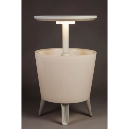 Keter Mesa nevera bar iluminada blanca 232924