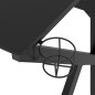 vidaXL Escritorio gaming con patas en forma de K negro 90x60x75 cm