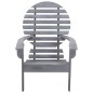 vidaXL Silla Adirondack de madera maciza de acacia gris vidaXL Silla Adirondack de madera maciza de acacia gris