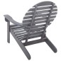 vidaXL Silla Adirondack de madera maciza de acacia gris vidaXL Silla Adirondack de madera maciza de acacia gris