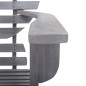 vidaXL Silla Adirondack de madera maciza de acacia gris vidaXL Silla Adirondack de madera maciza de acacia gris