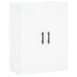vidaXL Armario de pared madera de ingeniería blanco 69,5x34x90 cm vidaXL Armario de pared madera de ingeniería blanco 69,5x34x90 cm