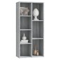 vidaXL Estantería color gris Sonoma 50x25x106 cm vidaXL Estantería color gris Sonoma 50x25x106 cm