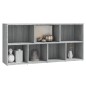 vidaXL Estantería color gris Sonoma 50x25x106 cm vidaXL Estantería color gris Sonoma 50x25x106 cm