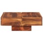 vidaXL Mesa de centro de madera maciza de acacia 80x80x30 cm vidaXL Mesa de centro de madera maciza de acacia 80x80x30 cm