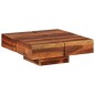 vidaXL Mesa de centro de madera maciza de acacia 80x80x30 cm vidaXL Mesa de centro de madera maciza de acacia 80x80x30 cm