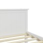 vidaXL Estructura de cama madera maciza de pino blanco 90x200 cm vidaXL Estructura de cama madera maciza de pino blanco 90x200 cm