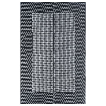 vidaXL Alfombra de exterior PP gris 190x290 cm