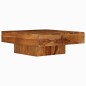 vidaXL Mesa de centro de madera maciza de acacia 80x80x30 cm vidaXL Mesa de centro de madera maciza de acacia 80x80x30 cm