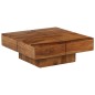 vidaXL Mesa de centro de madera maciza de acacia 80x80x30 cm vidaXL Mesa de centro de madera maciza de acacia 80x80x30 cm