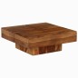 vidaXL Mesa de centro de madera maciza de acacia 80x80x30 cm vidaXL Mesa de centro de madera maciza de acacia 80x80x30 cm