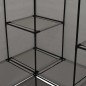 vidaXL Armario de esquina gris 130x87x169 cm