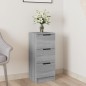 vidaXL Aparador de madera contrachapada gris Sonoma 30x30x70 cm