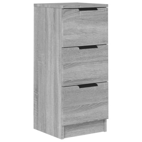 vidaXL Aparador de madera contrachapada gris Sonoma 30x30x70 cm