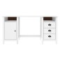 vidaXL Escritorio Hill Range madera de pino blanco 150x50x74 cm vidaXL Escritorio Hill Range madera de pino blanco 150x50x74 cm
