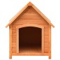 vidaXL Caseta para perros madera maciza pino y abeto 72x85x82 cm