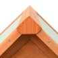 vidaXL Caseta para perros madera maciza pino y abeto 72x85x82 cm