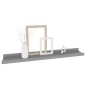 vidaXL Estantes de pared 4 unidades gris 60x9x3 cm vidaXL Estantes de pared 4 unidades gris 60x9x3 cm