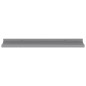 vidaXL Estantes de pared 4 unidades gris 60x9x3 cm vidaXL Estantes de pared 4 unidades gris 60x9x3 cm