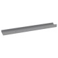 vidaXL Estantes de pared 4 unidades gris 60x9x3 cm vidaXL Estantes de pared 4 unidades gris 60x9x3 cm
