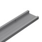 vidaXL Estantes de pared 4 unidades gris 60x9x3 cm vidaXL Estantes de pared 4 unidades gris 60x9x3 cm