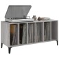 vidaXL Mueble para discos madera contrachapada gris Sonoma 100x38x48cm vidaXL Mueble para discos madera contrachapada gris Sonoma 100x38x48cm