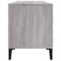 vidaXL Mueble para discos madera contrachapada gris Sonoma 100x38x48cm vidaXL Mueble para discos madera contrachapada gris Sonoma 100x38x48cm