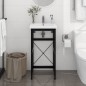 vidaXL Estructura de lavabo de hierro negro 40x38x83 cm vidaXL Estructura de lavabo de hierro negro 40x38x83 cm