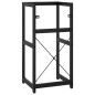 vidaXL Estructura de lavabo de hierro negro 40x38x83 cm vidaXL Estructura de lavabo de hierro negro 40x38x83 cm