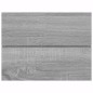 vidaXL Mesita de noche madera contrachapada gris Sonoma 40x30x30 cm