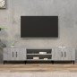 vidaXL Mueble para TV madera contrachapada gris Sonoma 180x31,5x40 cm vidaXL Mueble para TV madera contrachapada gris Sonoma 180x31,5x40 cm