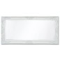 vidaXL Espejo de pared estilo barroco blanco 100x50 cm vidaXL Espejo de pared estilo barroco blanco 100x50 cm